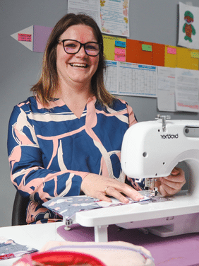 Stéphanie Delbecque, présidente de l’association Potentiels en Mains
